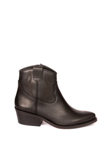 Tronchetto dkt68 oil nero DAKOTA BOOTS | DKT68ENGRASADA-NEGRO